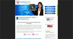 Desktop Screenshot of compliancehelp.net